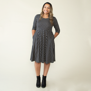 Naomi Dress - Power Polka Dot